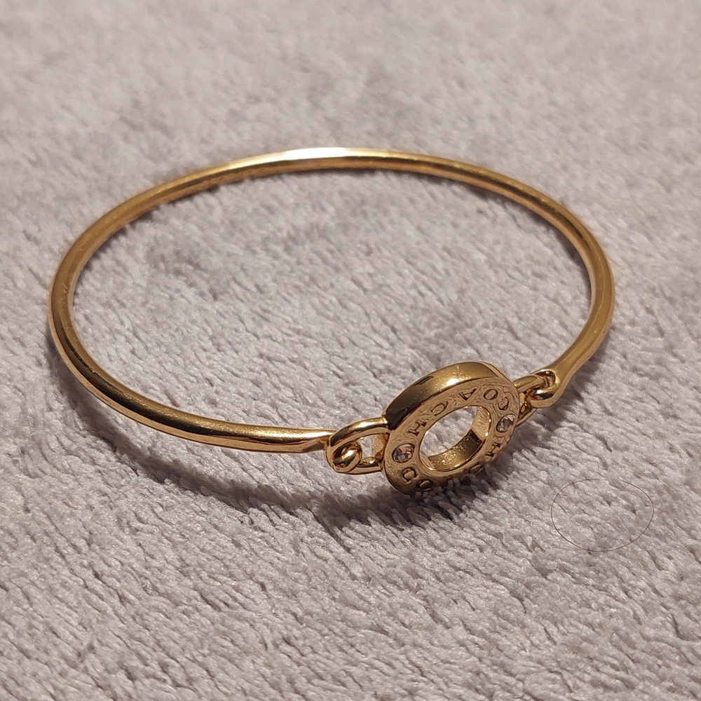 Coach gold bracelet